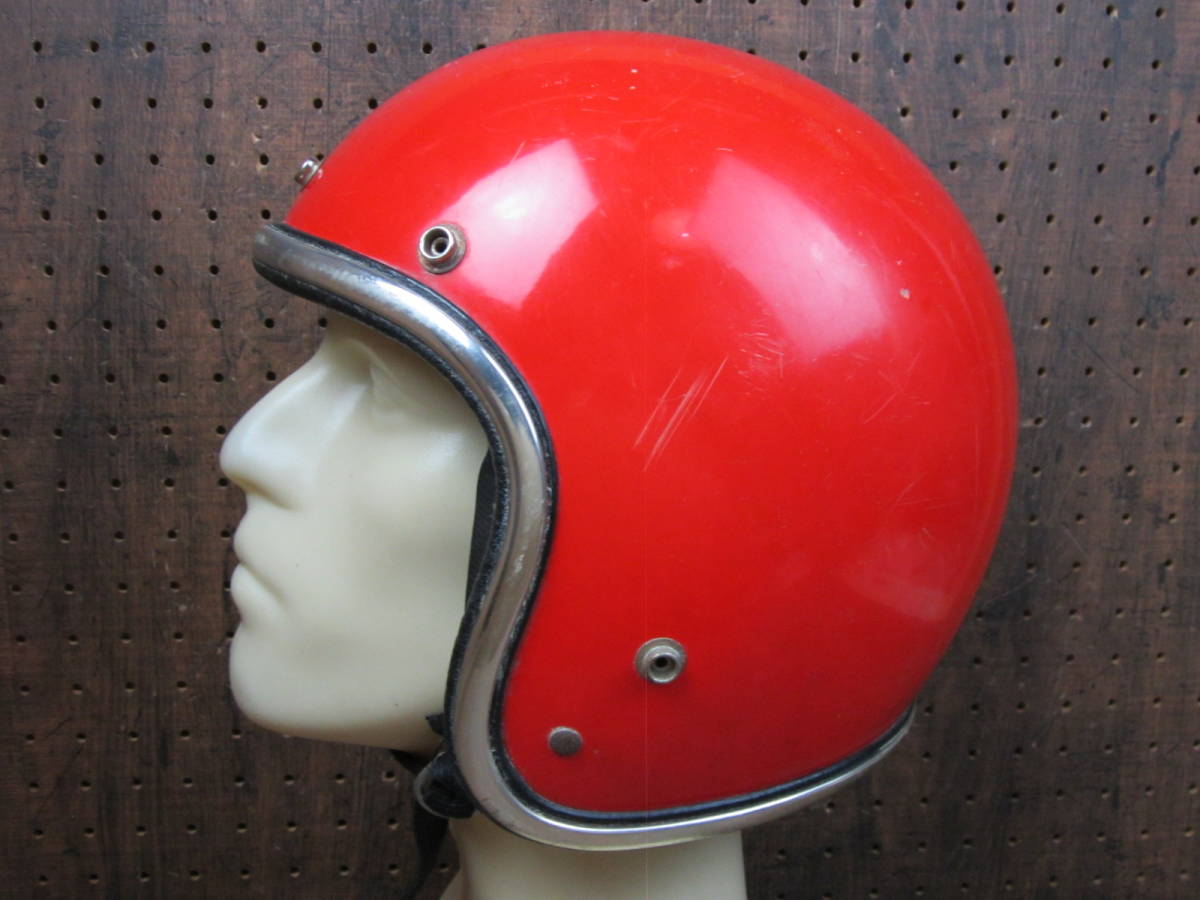 70s◇アーサーフルマー AF20 ジェットヘルメット ビンテージ オレンジ