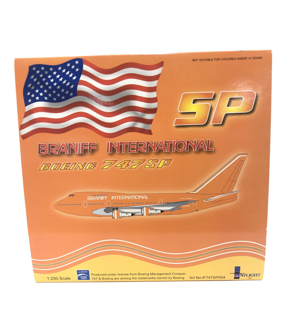 ミニカー ジャンボジェット機 ブラニフ航空 ボーイング747SP 1/200 INFLIGHT(民間航空機)｜売買されたオークション情報、yahooの商品情報をアーカイブ公開 - オークファン 民間航空機