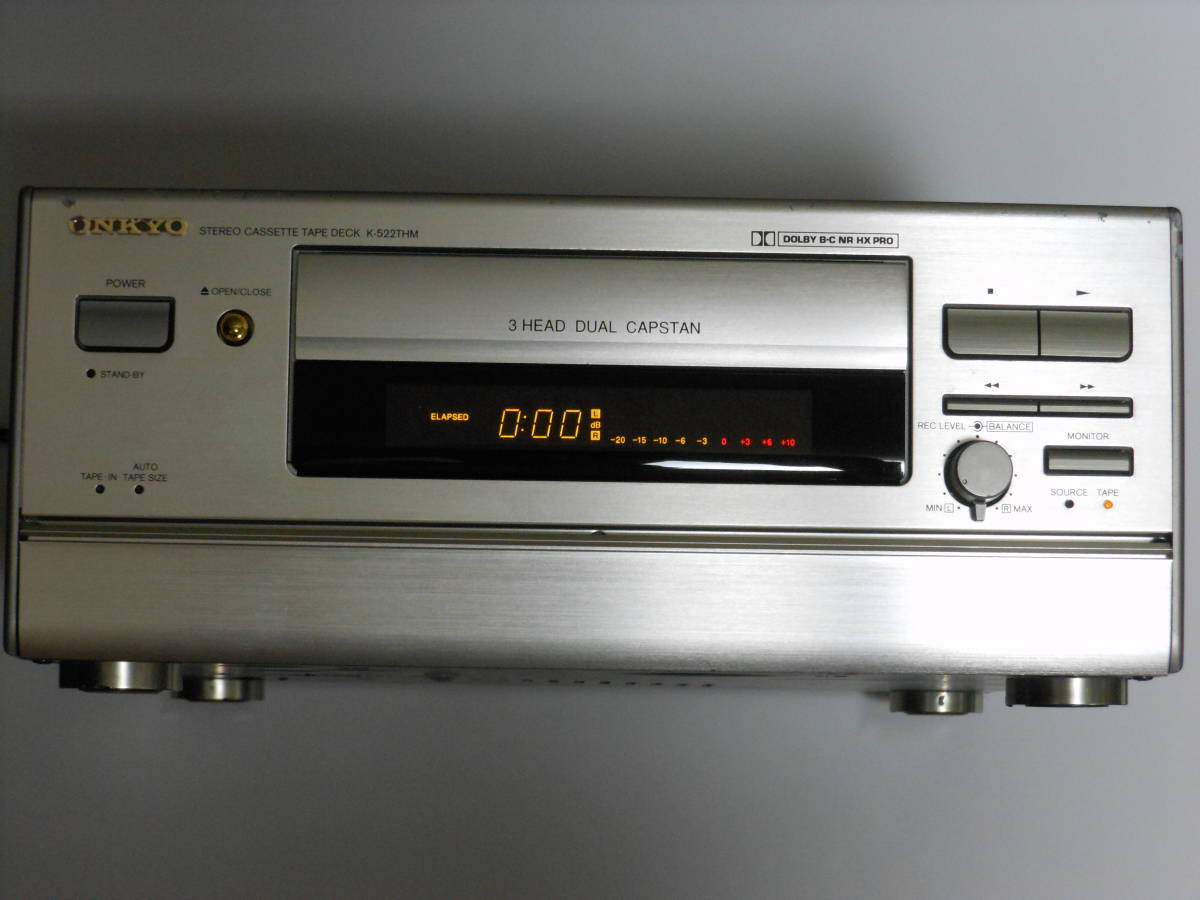 ONKYO K-522M システムコンポ オンキョ- カセットデッキ INTEC275 K 