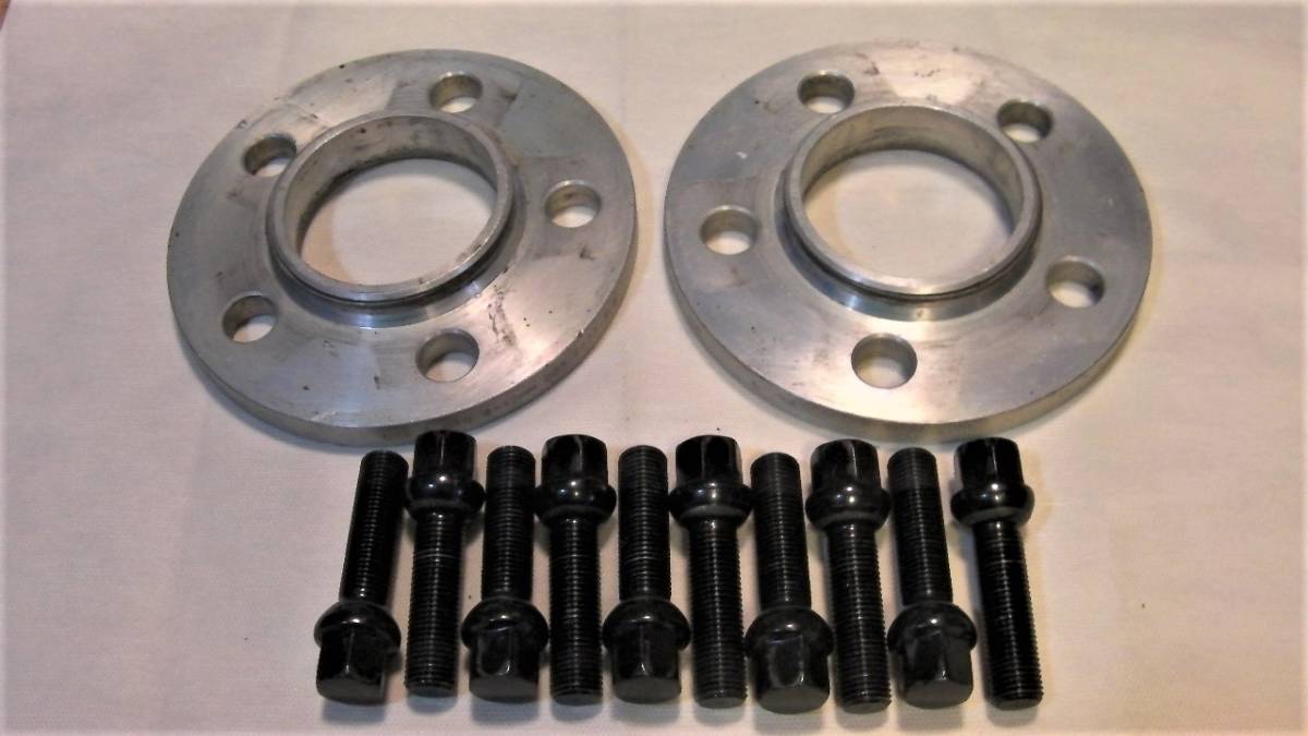 スペーサー　12ミリ　2枚、特注 首下47mm　M14 球面R12ボルト10本 カールソンホイール　ベンツ用