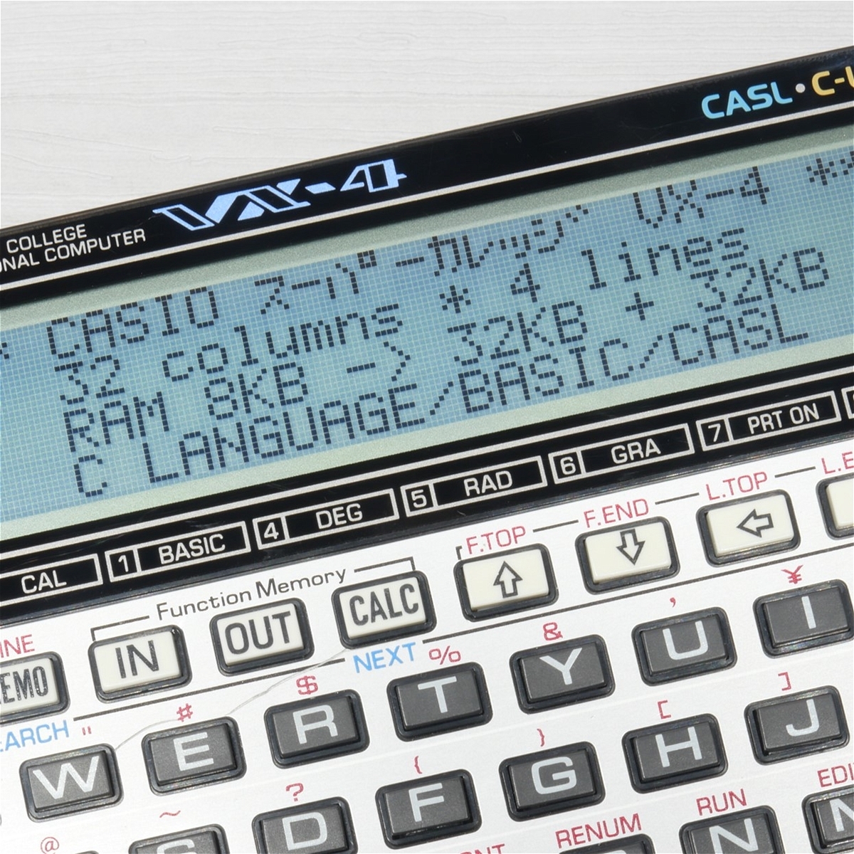 CASIO VX-4 メモリ 8→64KB 拡張済 ポケットコンピュータ 整備 点検済 