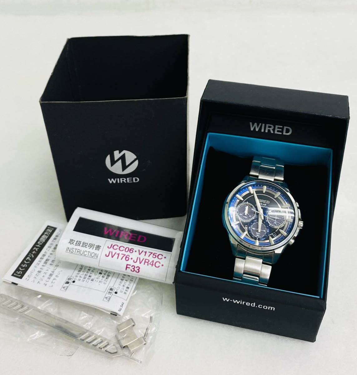 Seiko Solar Chronograph SEIKO wired watch | Wired WIRED solar New 
