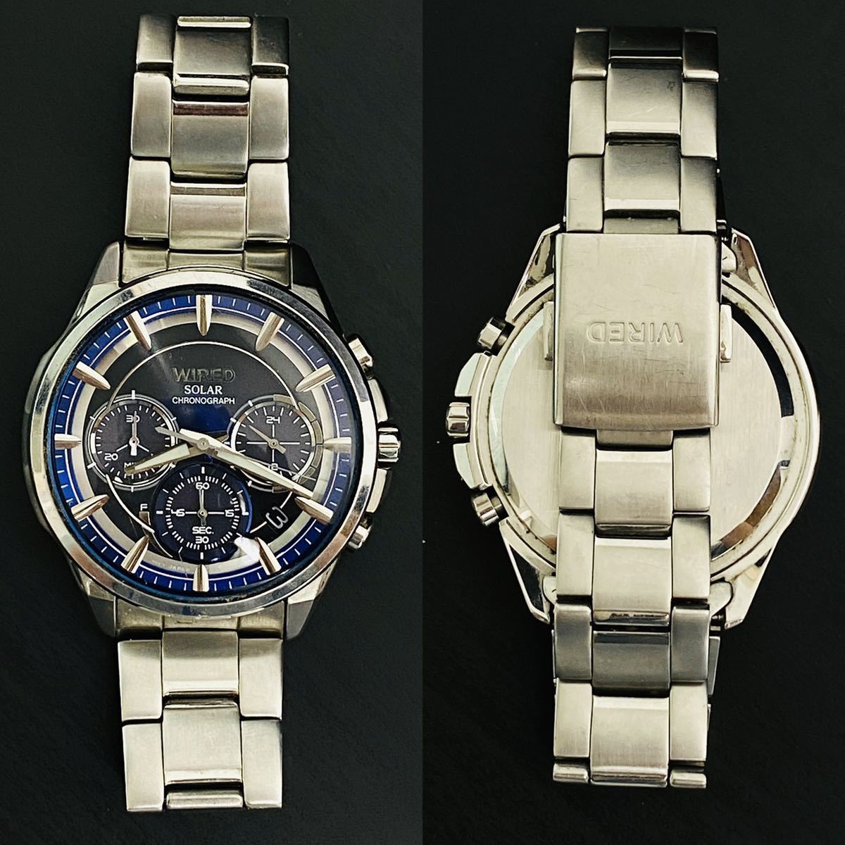 Seiko Solar Chronograph SEIKO wired watch | Wired WIRED solar New 