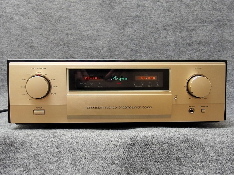 メーカー公式 Accuphase アキュフェーズ / プリアンプ / C-3800 / 日本