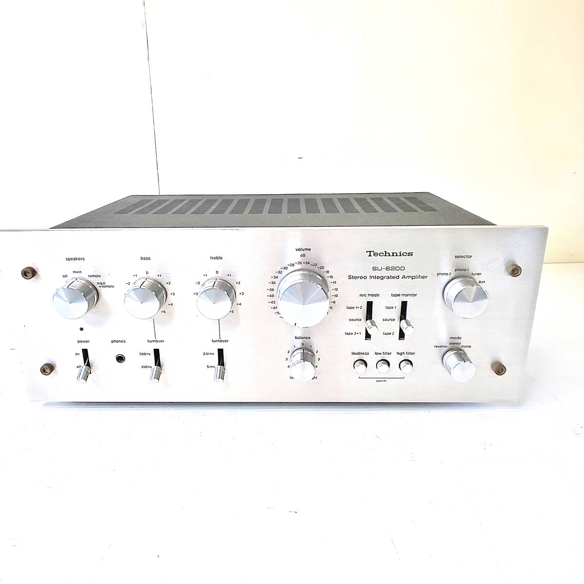 Technicsテクニクスステレオ・プリメインアンプ SU-8200 Technics