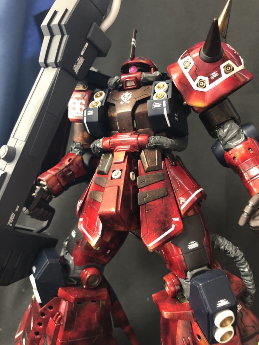 BANDAI製 1/100 MGサイコザク プラスチックキット 塗装済完成品(完成品 