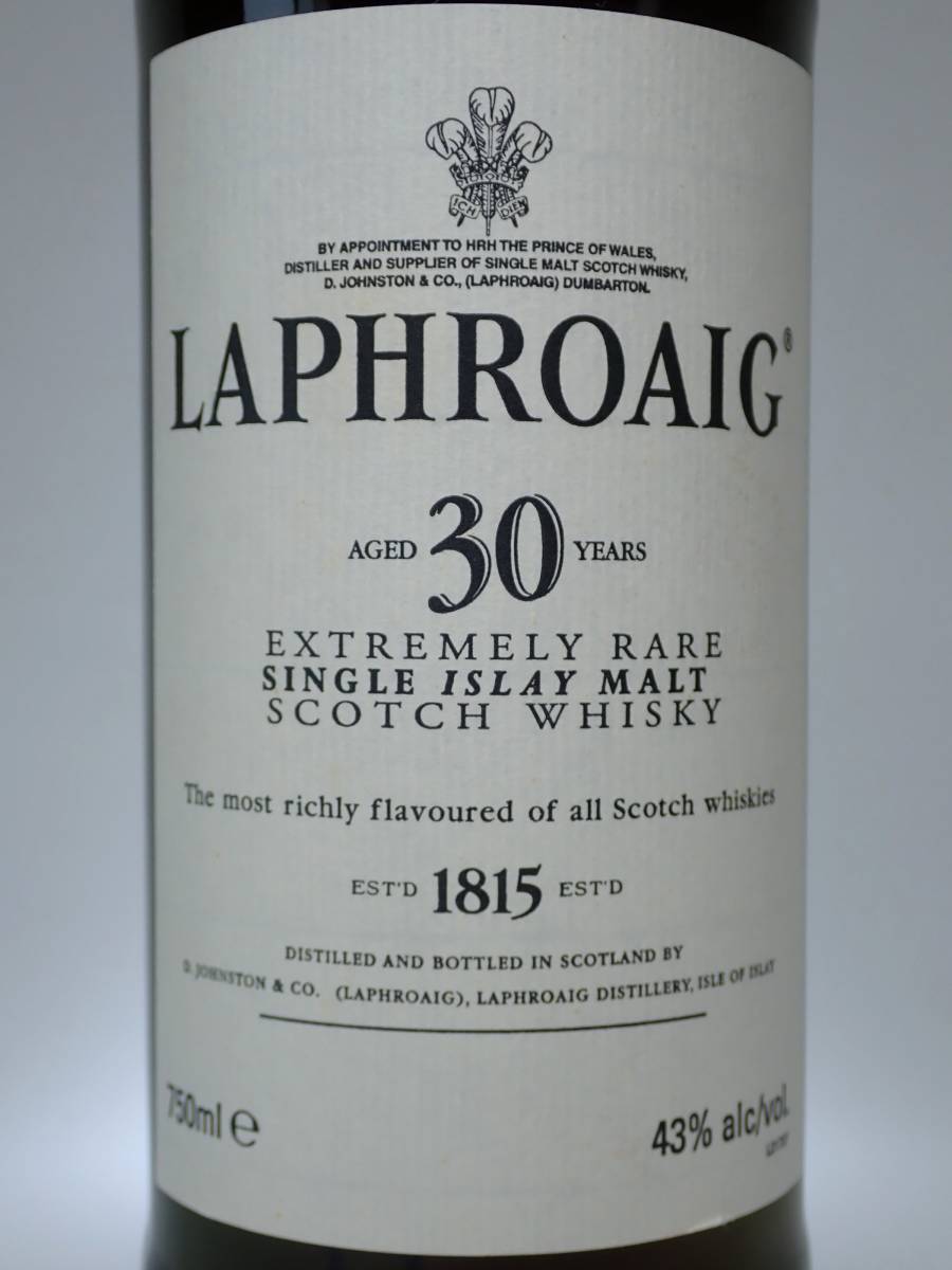 LAPHROAIG ラフロイグ 30年 43% 750ml／エクストリームリー レア ＜＞