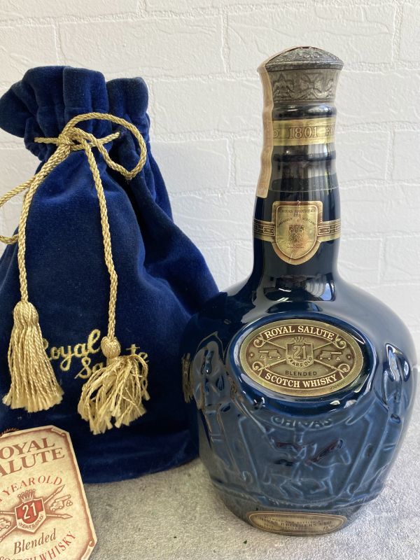未開栓 Royal Salute 21 Year Old Scotch Whisky ロイヤルサルート 青