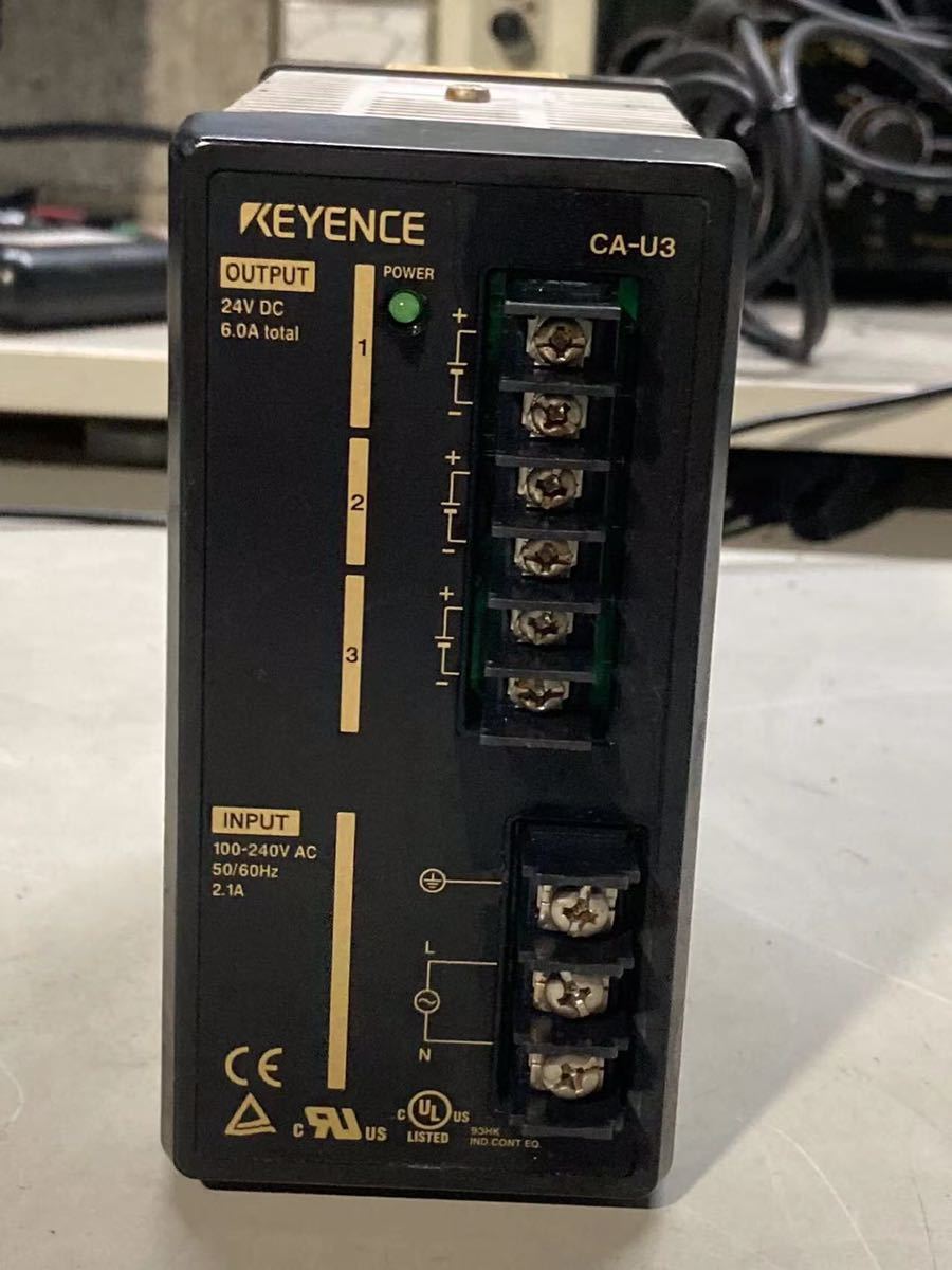 D281 KEYENCE CA-U3 超高速インラインプロファイル測定器 LJ-V7000シリーズ DC24V電源(電材、配電用品)｜売買され ...