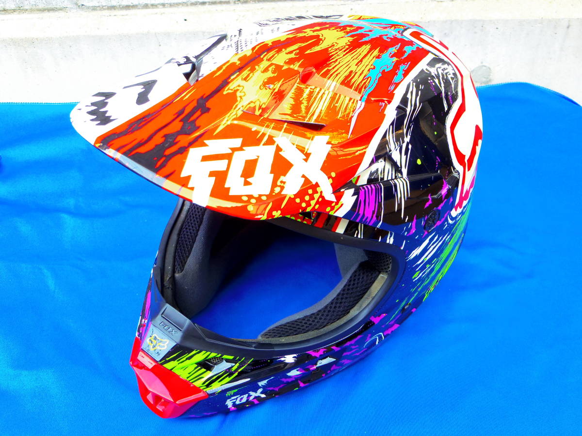 オフロード・モトクロス用ヘルメット FOXレーシング V1 中古品 XXL