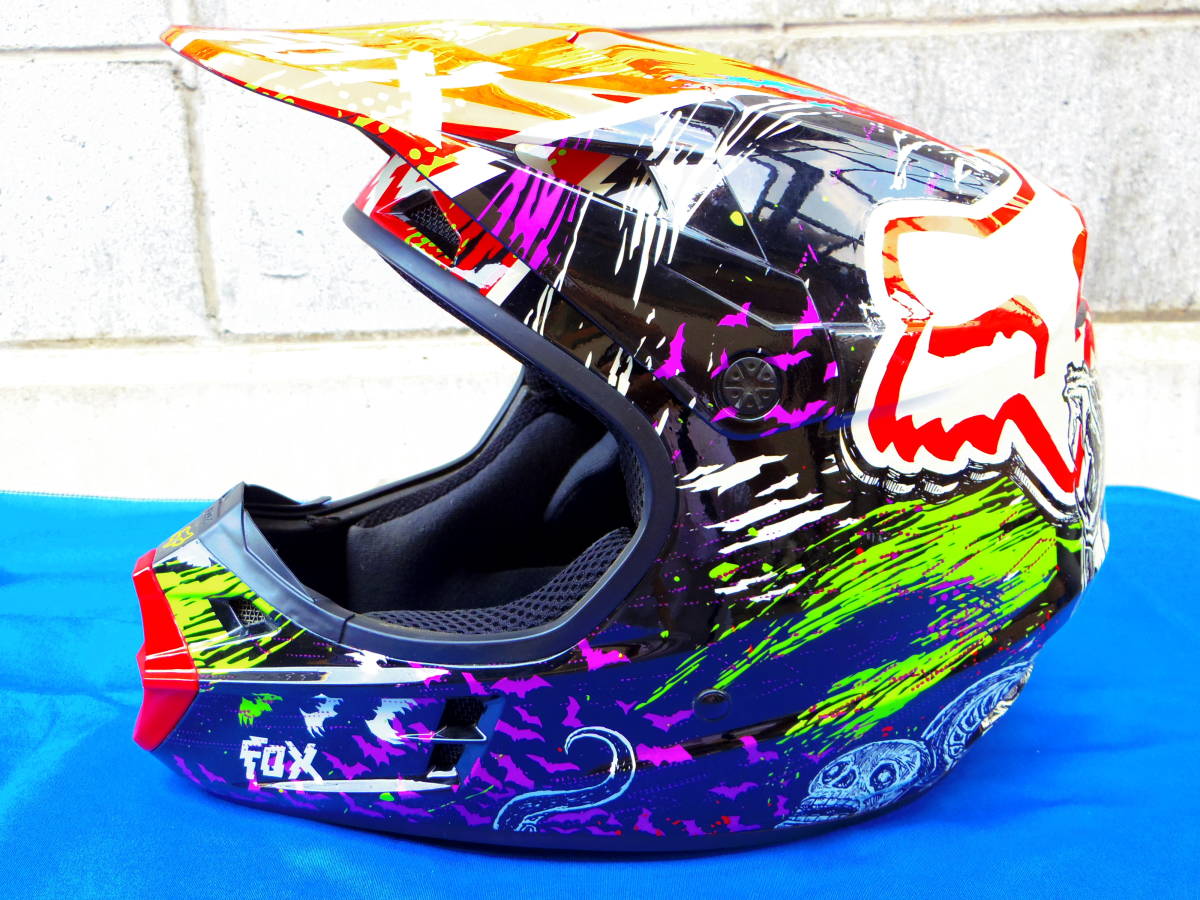 オフロード・モトクロス用ヘルメット FOXレーシング V1 中古品 XXL