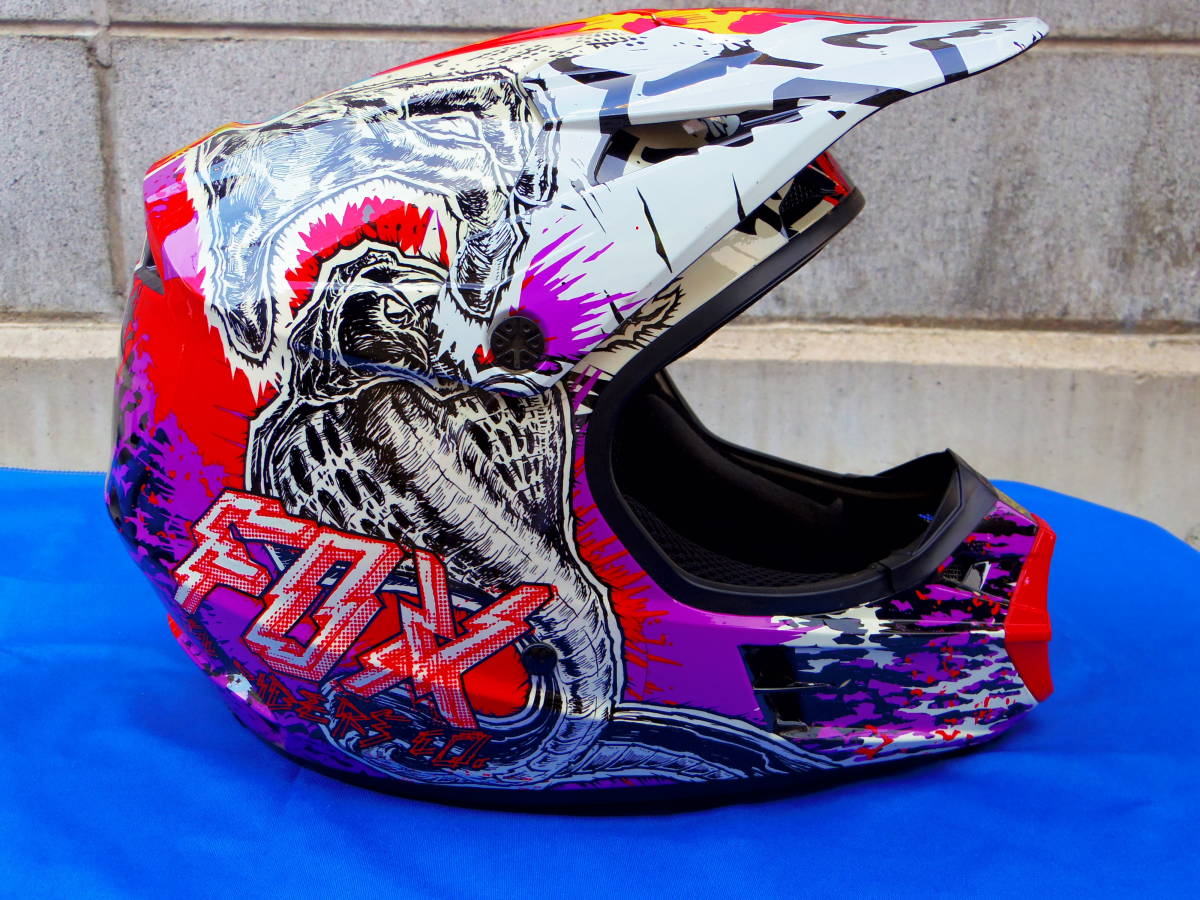 オフロード・モトクロス用ヘルメット FOXレーシング V1 中古品 XXL