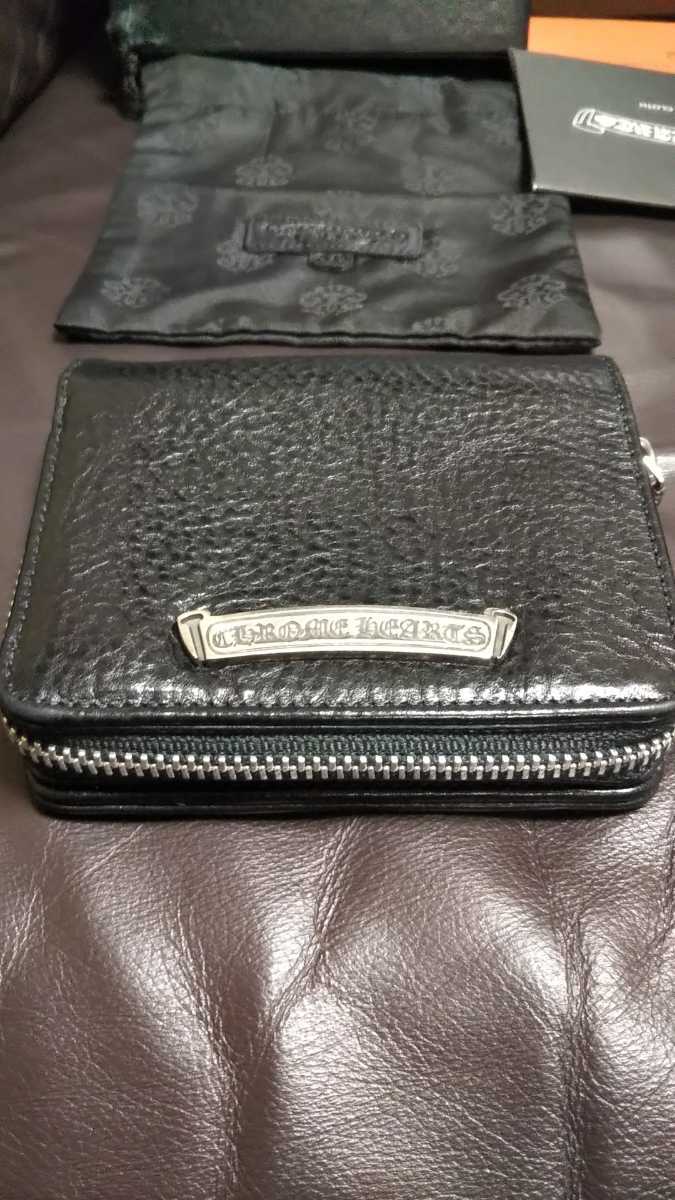 CHROME クロムハーツ HEARTS SQ BILL ZIP Chrome スクエア Hearts 