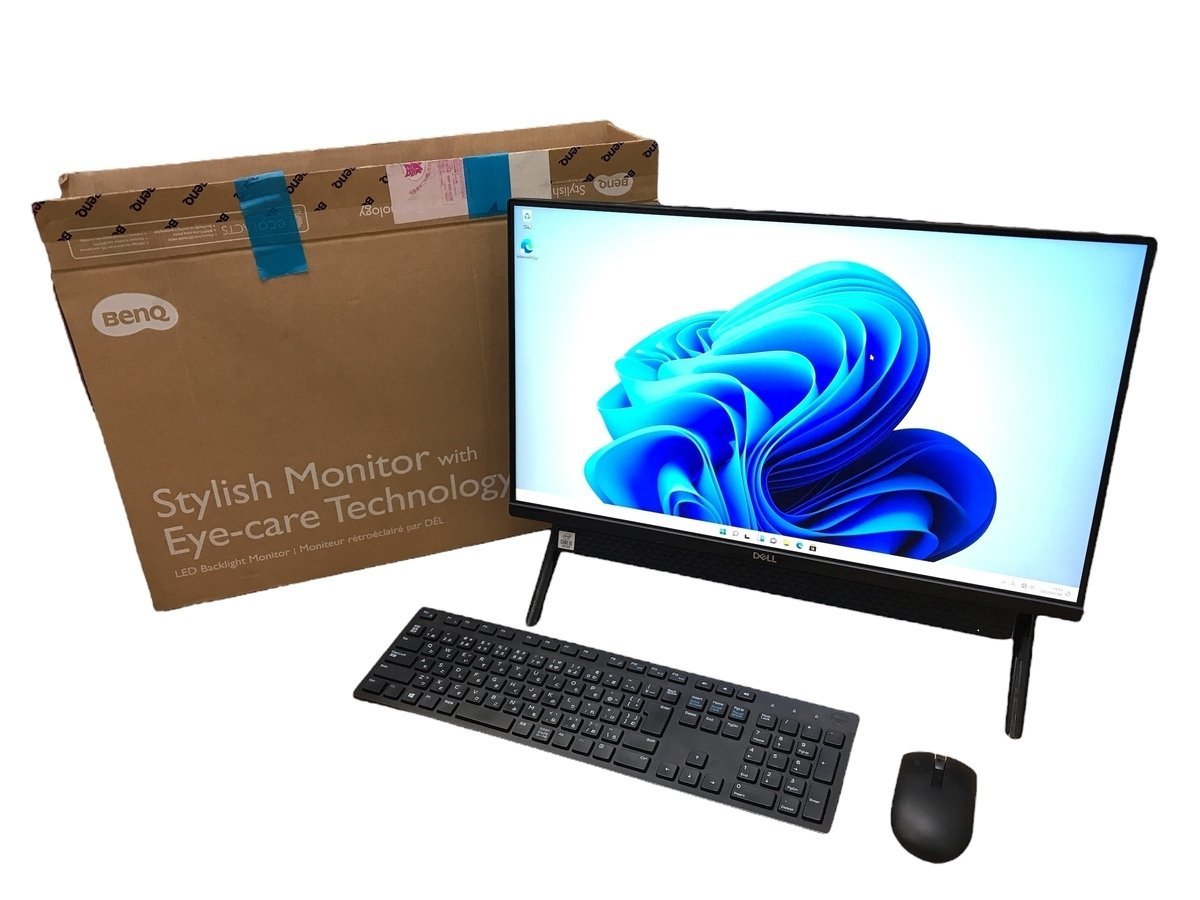 DELL Inspiron 5490 AIO 一体型PC W24C001 Core i5-10210U/メモリ8GB 