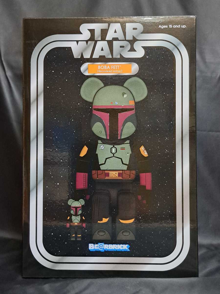 BE@RBRICK ボバ・フェット BOBA FETT Recovered Armor 100% & 400