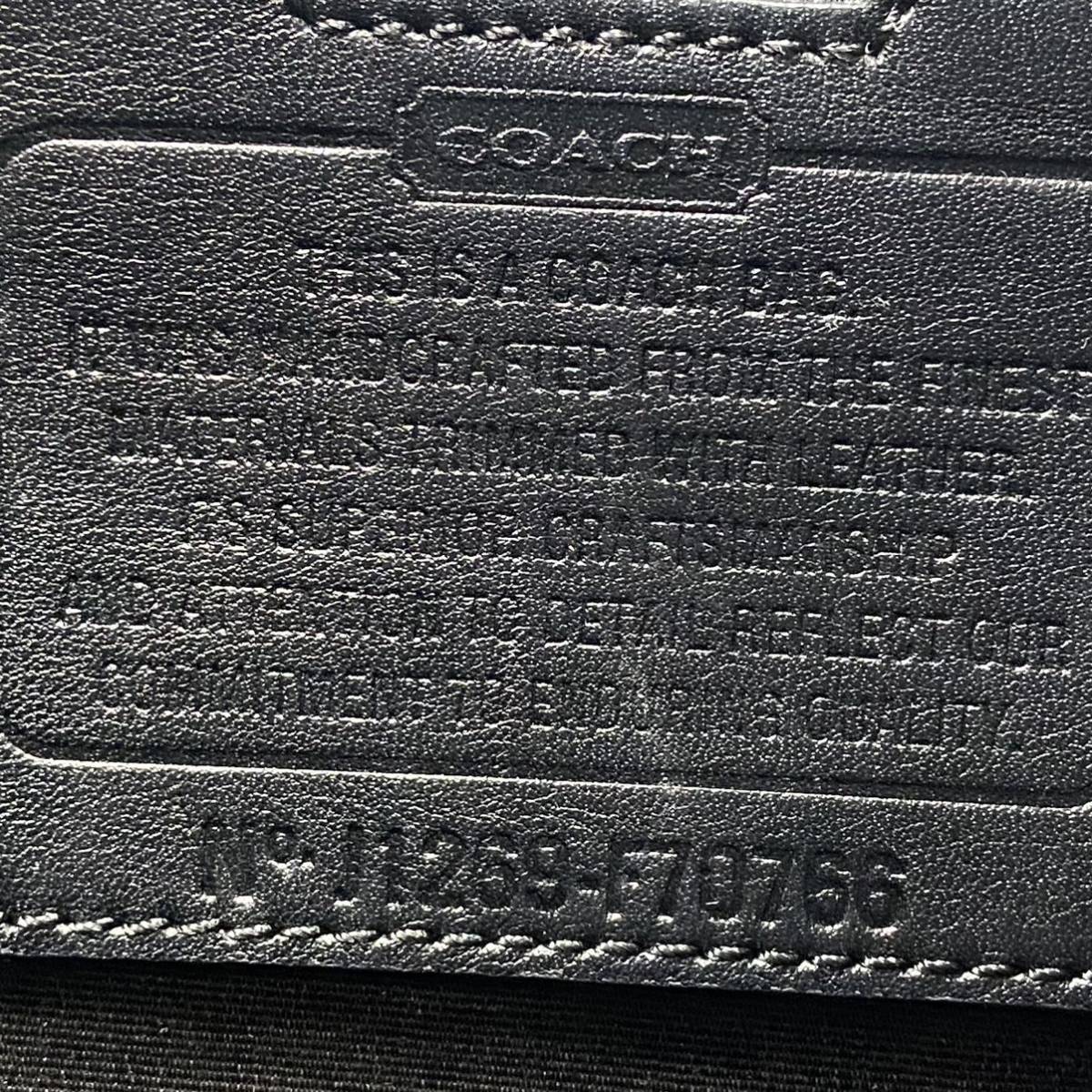 1円〜【入手困難】COACH コーチ シグネチャー コミューター メンズ 