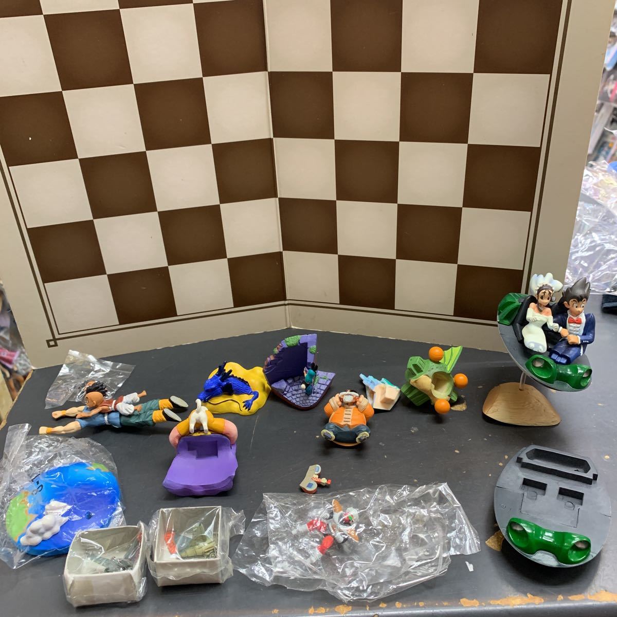 ドラゴンボール　カプセル　メモリーズ編　ボーナスパーツ 未開封 ブルマ&戦闘機(ボーナスパーツ/左右の翼部分) ドラゴンボール