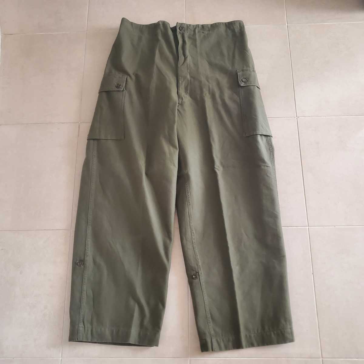 60s オランダ軍 カーゴパンツ M-47 フランス軍 【98×85】ヴィンテージ 