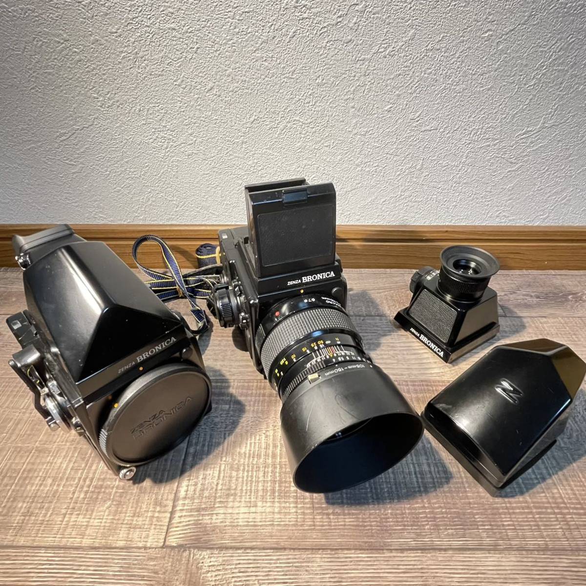 フィルムカメラ zenza BRONICA SQ Ai MACRO PS 110mm 4 オンラインストア純正 ZENZA BRONICA 4点セット SQ-Ai MACRO ZENZANON
