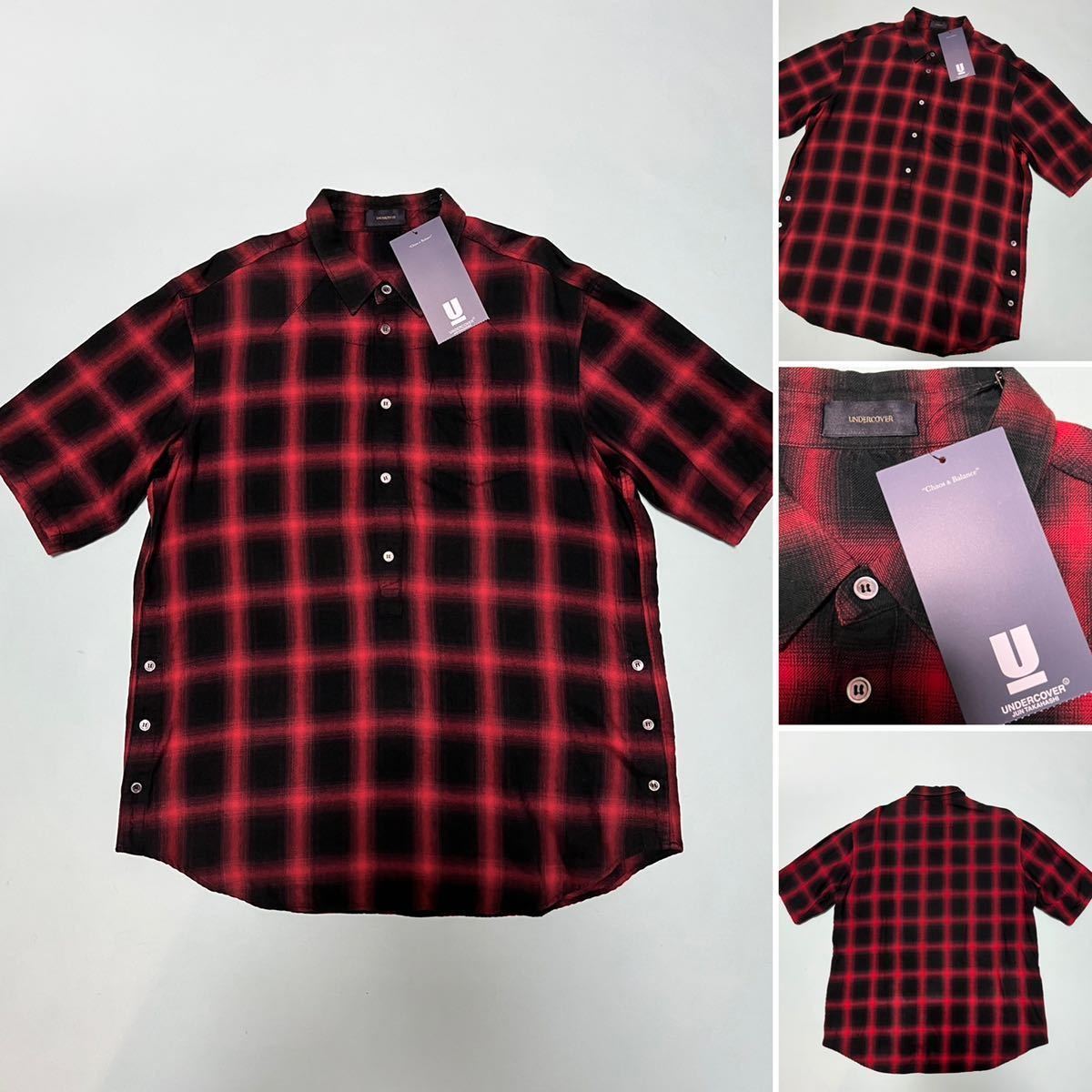 限定 15SS UNDERCOVER OMBRE CHECK SHIRT TELEVISION アンダーカバー 