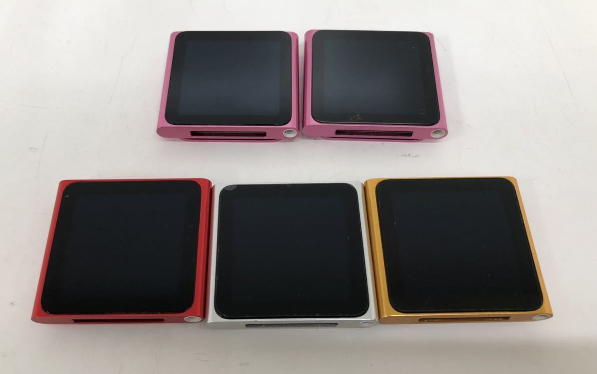 オーディオ機器 iPod nano 第6世代 16GB 動作品 オレンジ