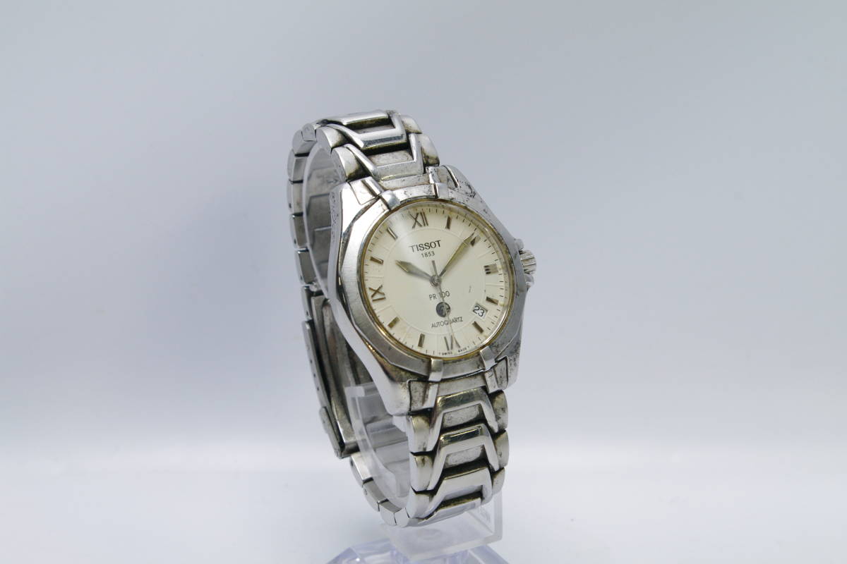 マ*ン様 未使用 TISSOT ティソ PR100 AUTOQUARTZ メンズ 正規品 送料無料 TISSOT ティソ PR100 オートクォーツ ジャンク品