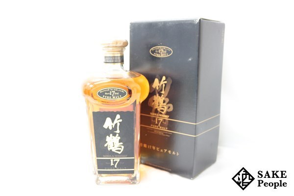 ◇注目! 竹鶴 17年 角 700ml 43% ジャパニーズ ウイスキー 箱付き
