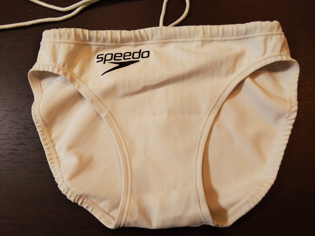 SPEEDO スピード 競パン 海パン 競泳水着 白 ホワイト サイズO(Lサイズ 