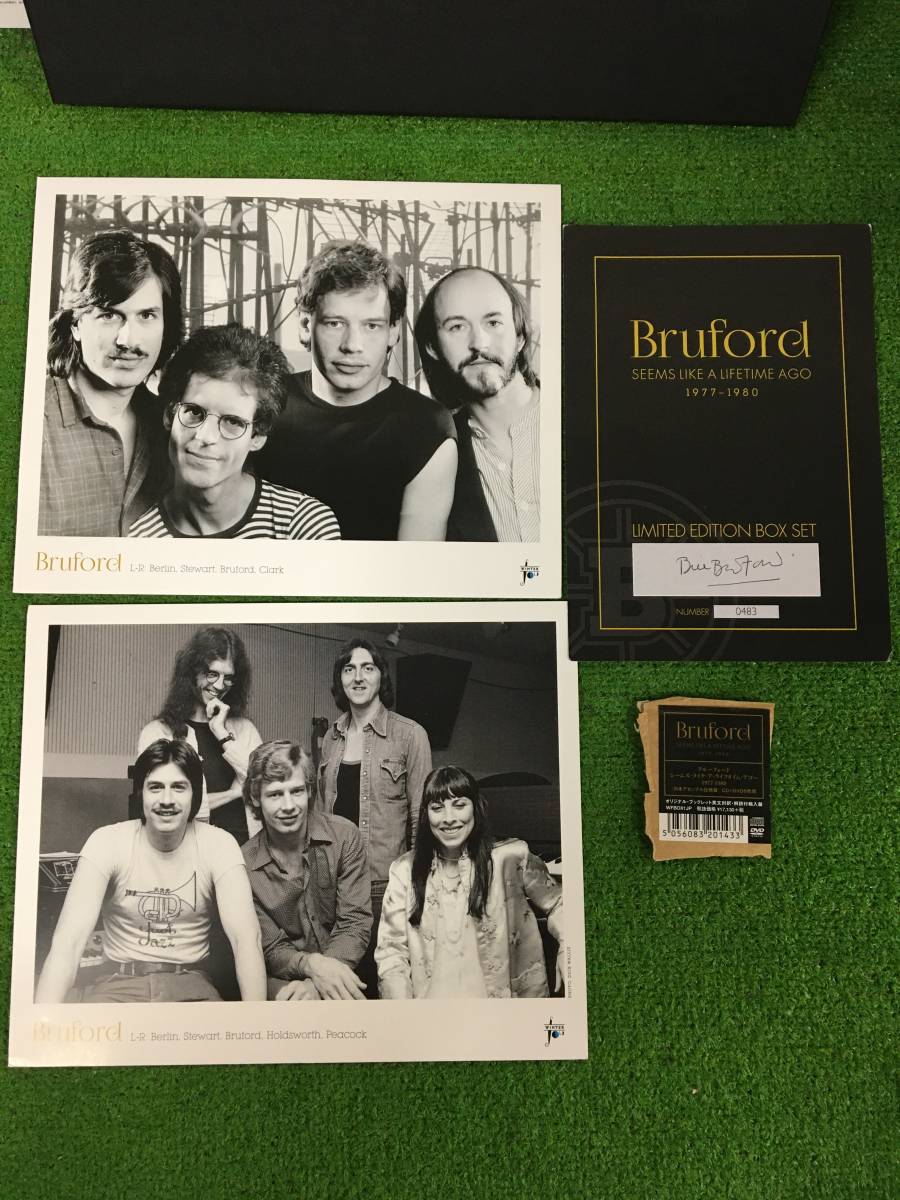 Bill Bruford Seems Like A Lifetime Ago - Signed & Numbered UK CD