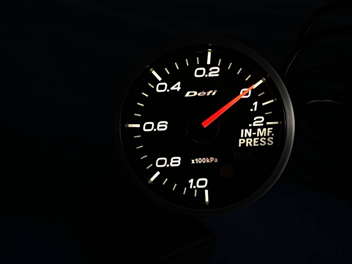 【品質保証，人気SALE】 デフィ／Ｄｅｆｉ インマニ計 ホワイトイルミ/Ｄｅｆｉ-Ｌｉｎｋ ＢＦ Ｍｅｔｅｒ インテークマニホールドプレスINMF &phi;６０(追加メーター)｜売買されたオークション情報、yahooの商品情報 追加メーター