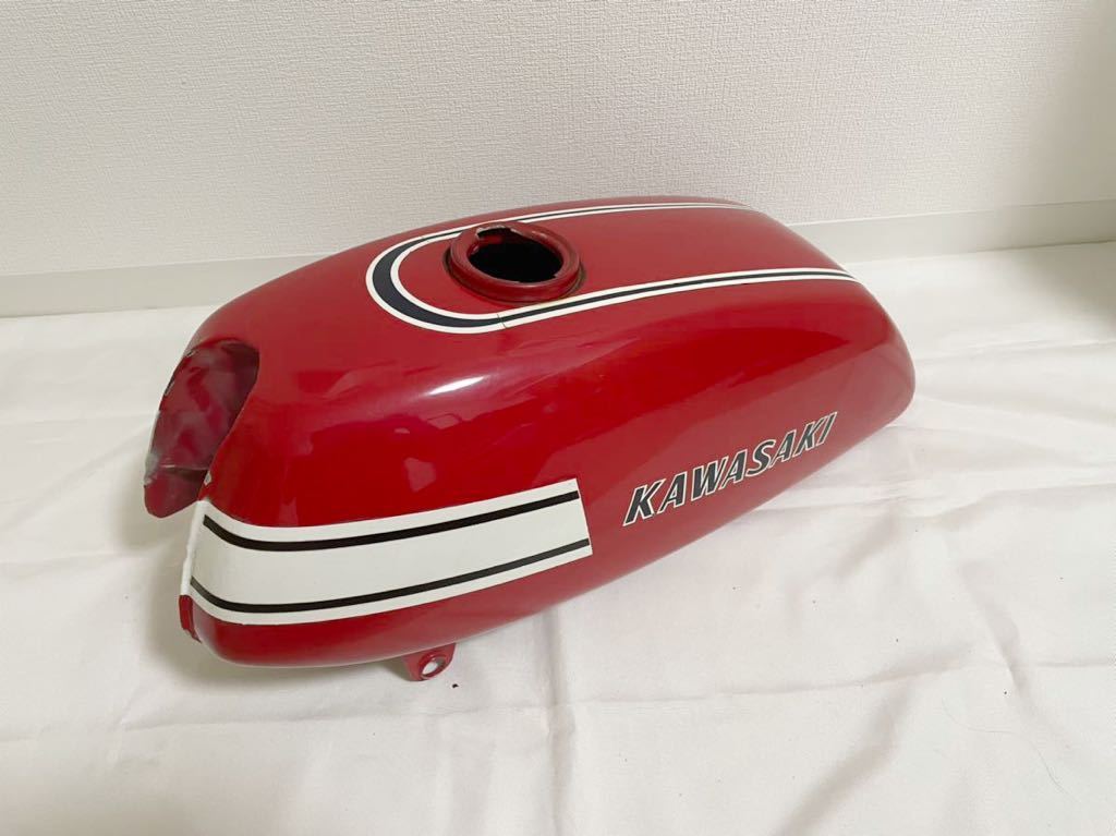 500SS マッハ H1 当時物 ガソリンタンク オイルタンク サイドカバー 