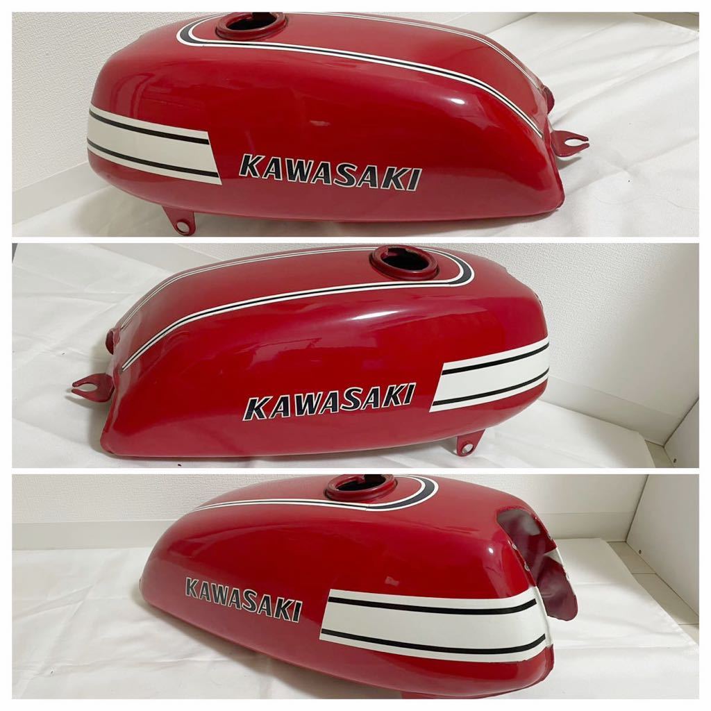 500SS マッハ H1 当時物 ガソリンタンク オイルタンク サイドカバー 