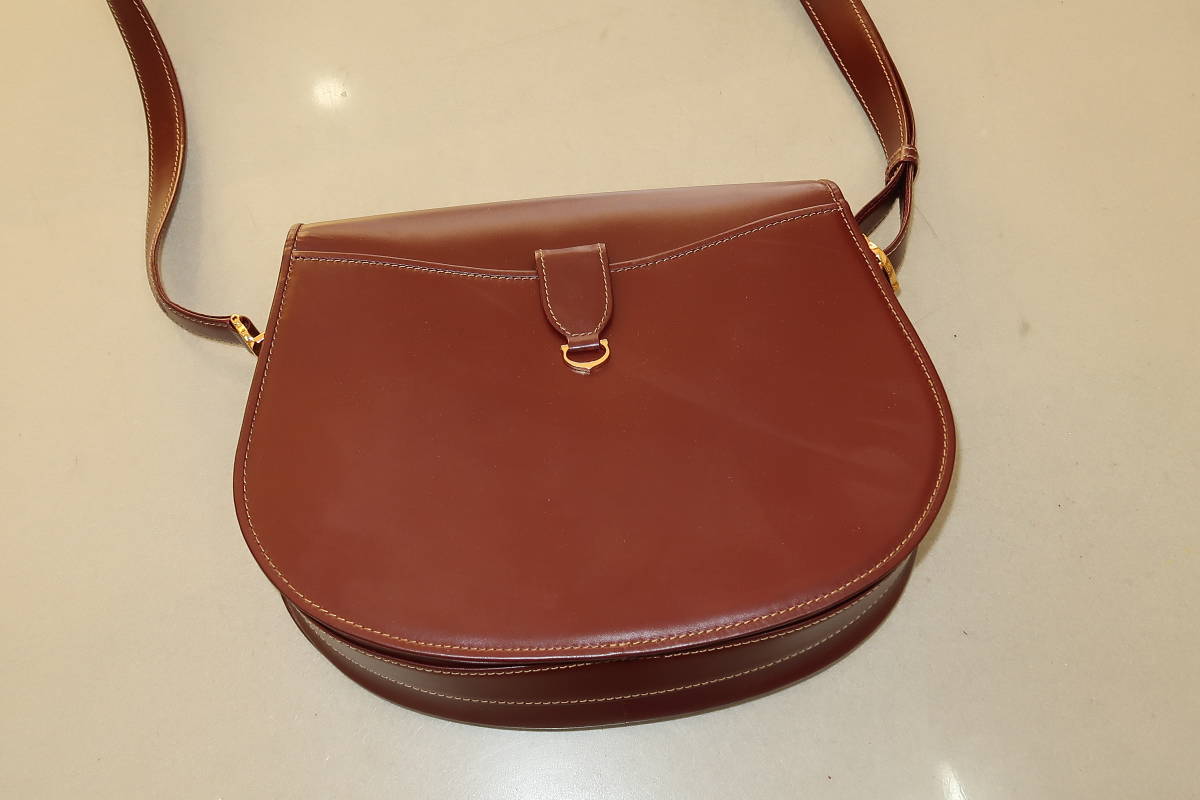 1円〜Cartier カルティエ マストライン レザー 巾着型