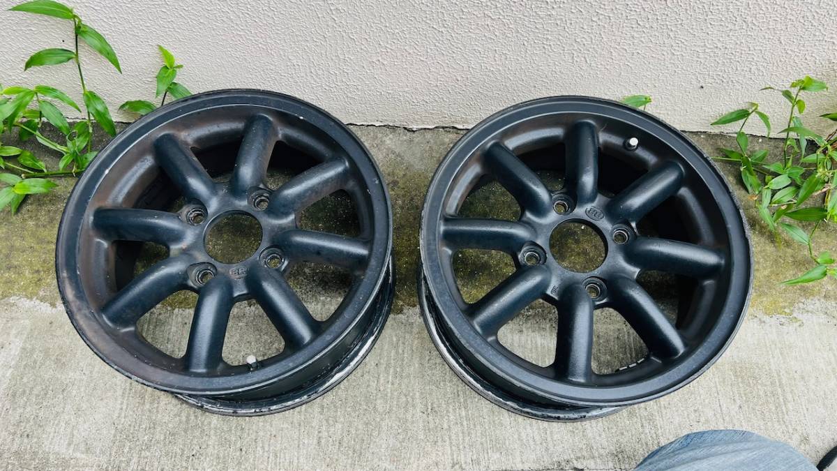 BR 8スポーク 14インチ ホイール 2本 頭文字D風 AE86(社外品)｜売買 