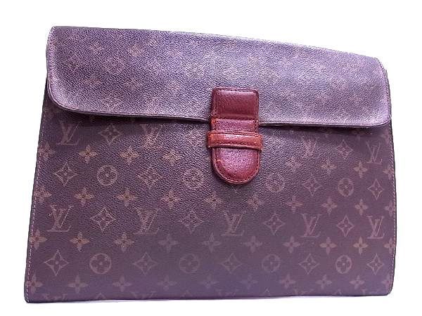 LOUIS VUITTON ルイヴィトン セカンドバッグ ポッシュ ミニストル 1円 LOUIS VUITTON ルイヴィトン モノグラム ポッシュミニストル
