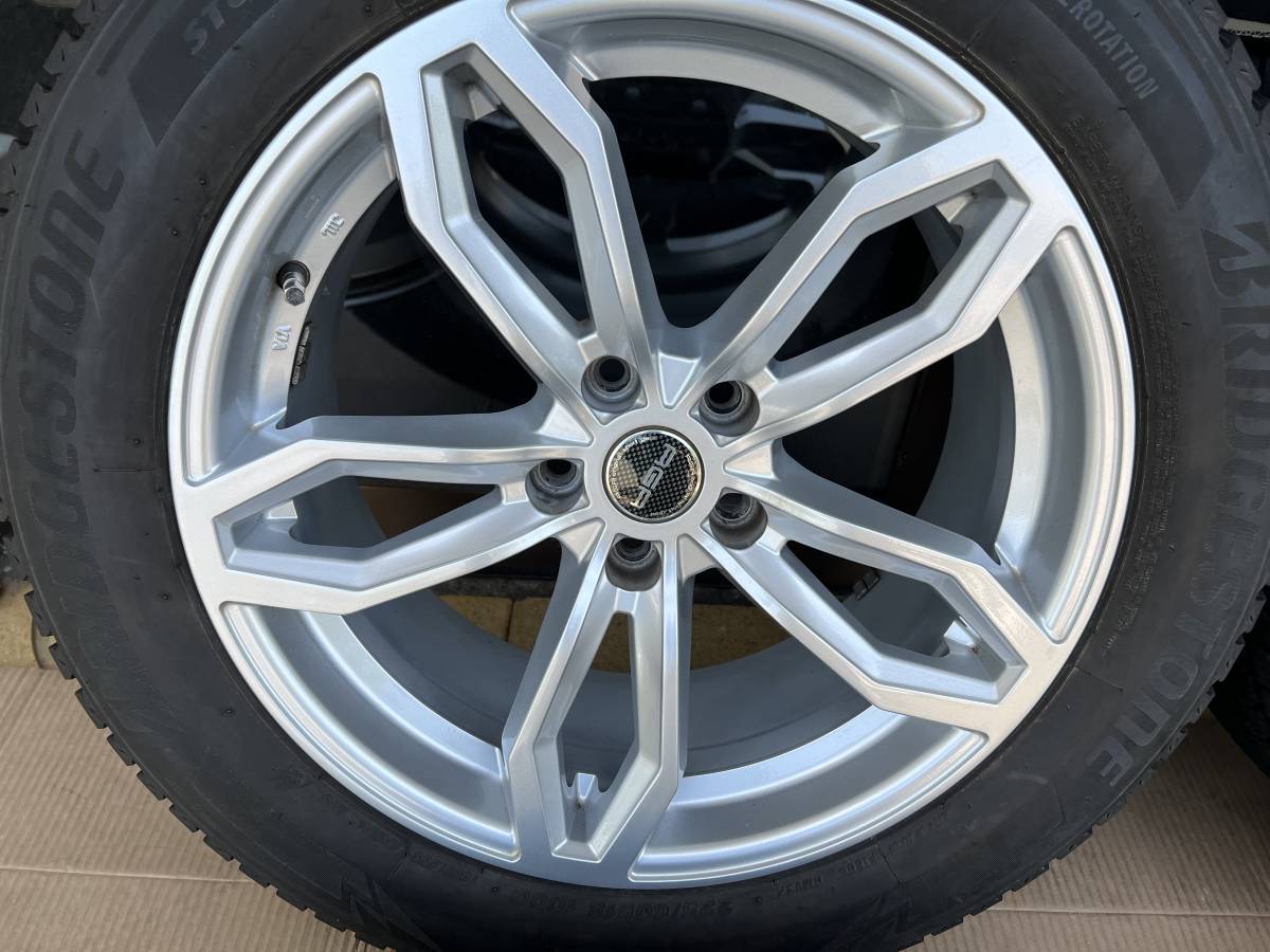 AGA 18インチ 8J +32 PCD112 5穴/ブリザック 225/60R18 2019年製 4本 