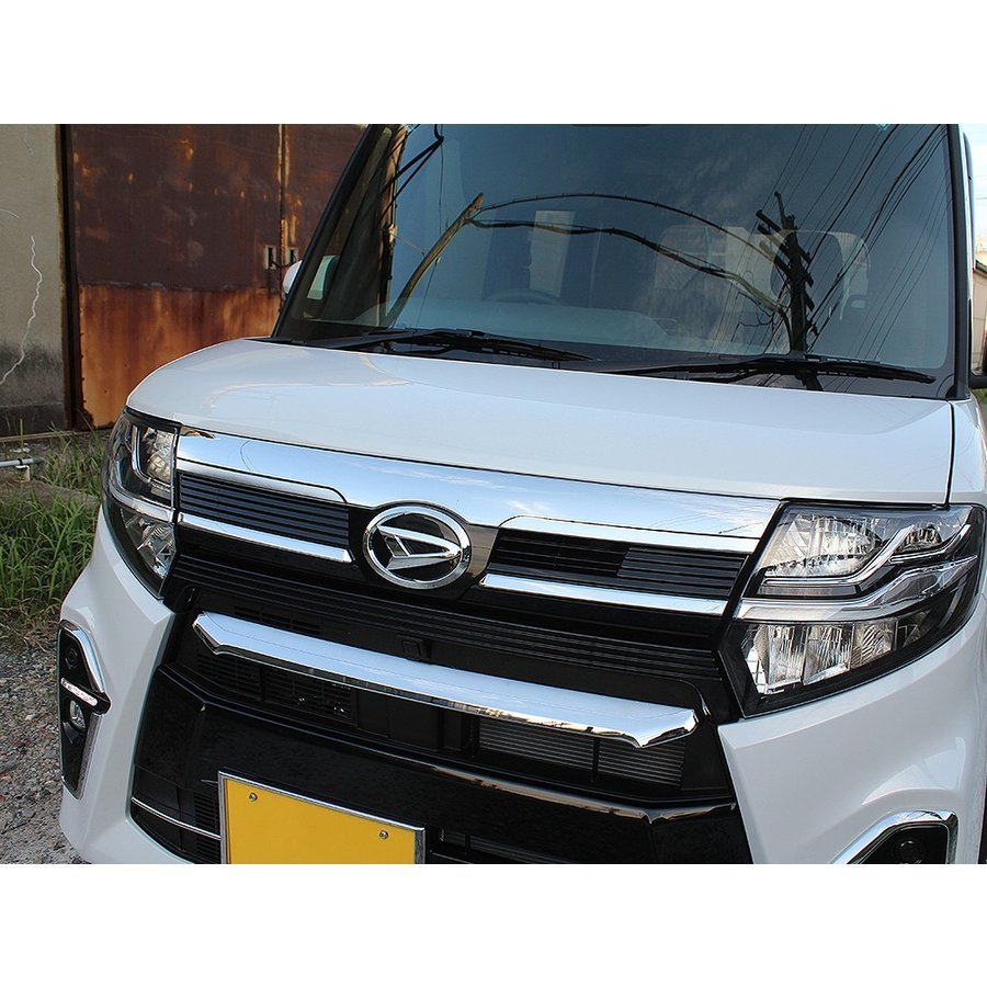 新型タント メッキパーツ タントカスタム グリル交換 新型タント