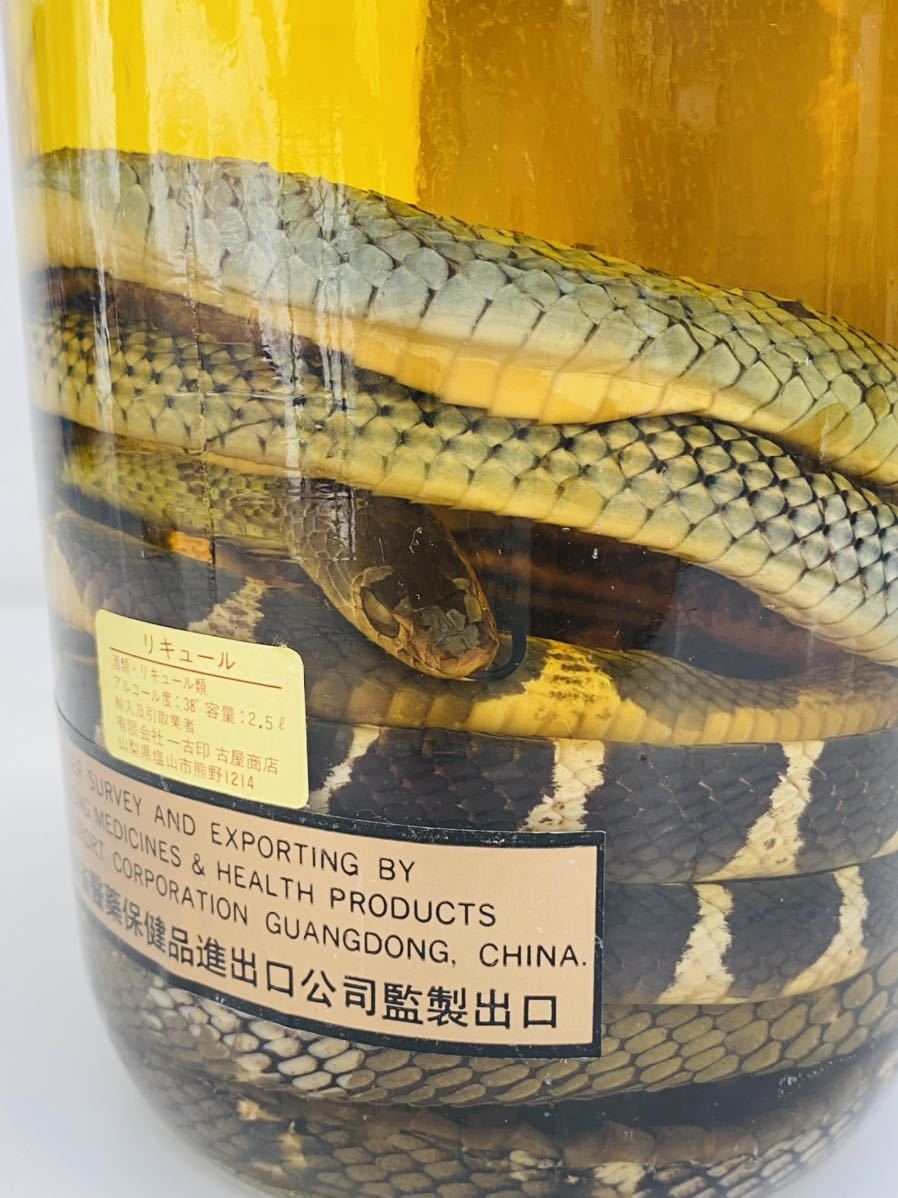 古酒 三蛇酒 YANG LING - 未開栓 Yahoo!オークション ハブリキュール