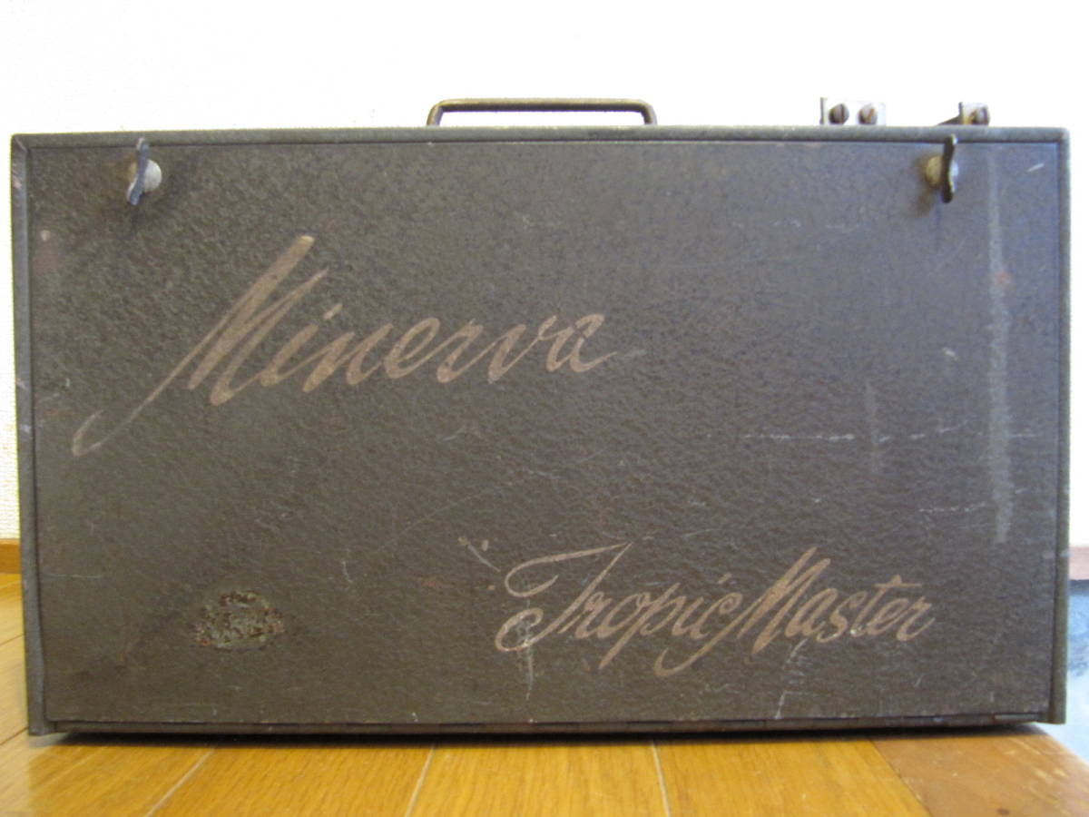 Minerva Tropic Master アメリカ 米軍軍属ラジオ 8球スーパー Minerva Radio Tropic (1945) BC&frasl;SW serviced