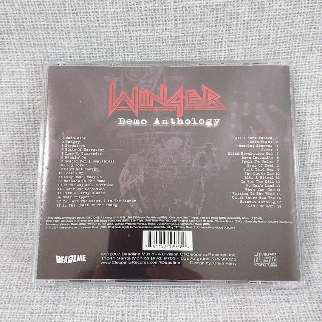 Demo Anthology WINGER - 0 – Winger CD 'Demo Vinyl Listen to