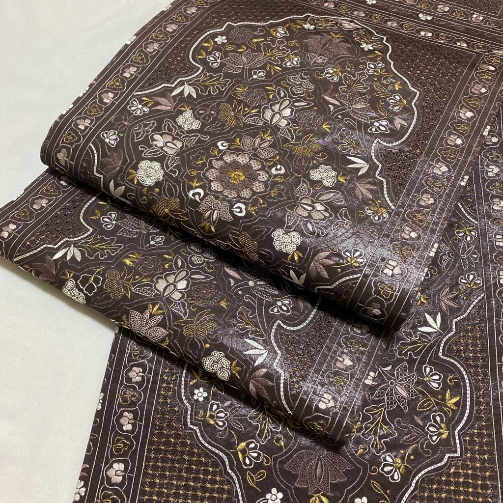 蘇州刺繍 三大総刺繍 着物月花 汕頭刺繍 仙頭刺繍 総刺繍 引箔