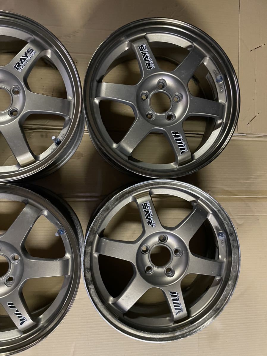 レイズ RAYS TE37 16インチ アルミホイール タイヤセット 7j 5穴 レイズ RAYS TE37 16インチ アルミホイール タイヤセット 7j 5穴
