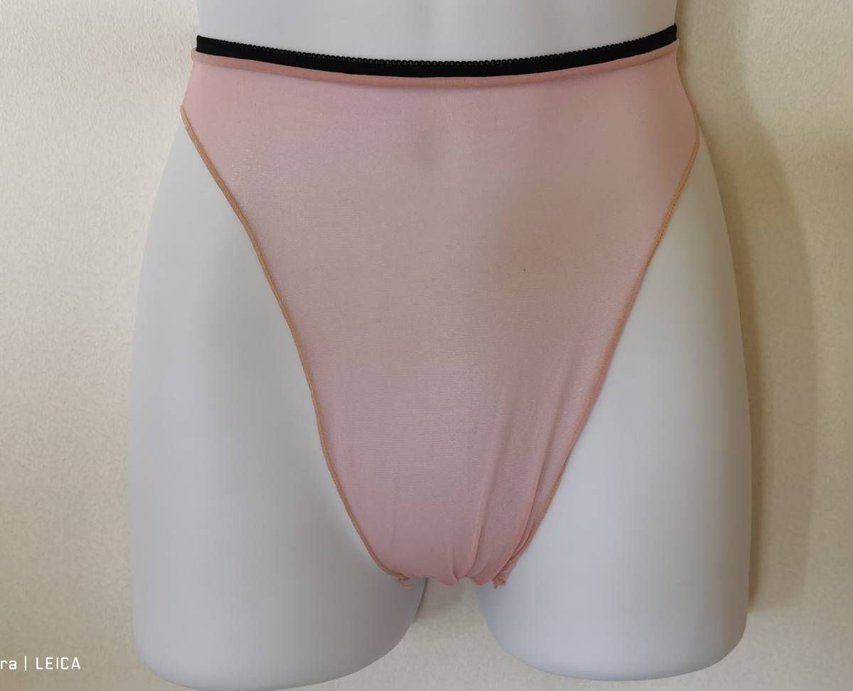 男女兼用 M セクシー 下着 超薄型 ストッキング材質 ショーツ ピンク 