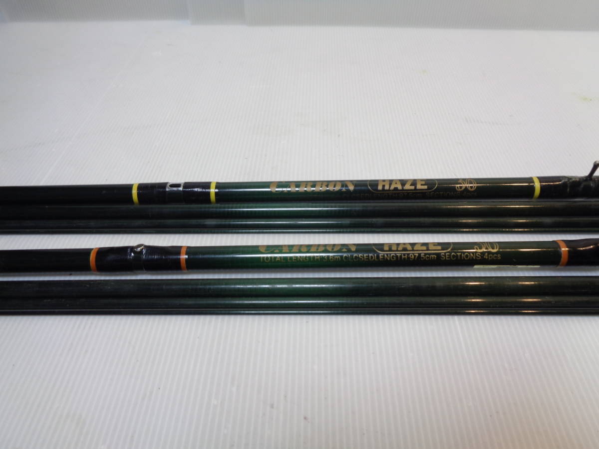 美品ハゼ竿3本プラスおまけ2本 アウトドア・釣り・旅行用品 ハゼプロ 