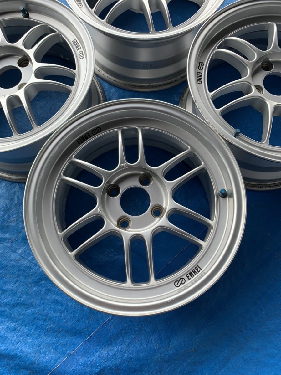 ENKEI エンケイ RPF1 15インチ 7J オフセット+41 4穴PCD100 中古アルミ 