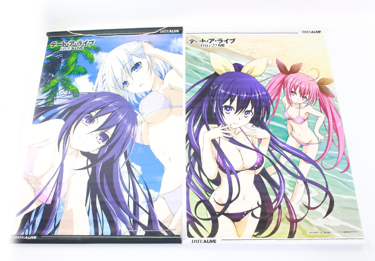 中古・現状品】デート・ア・ライブ B2タペストリー 4点セット 神十香  