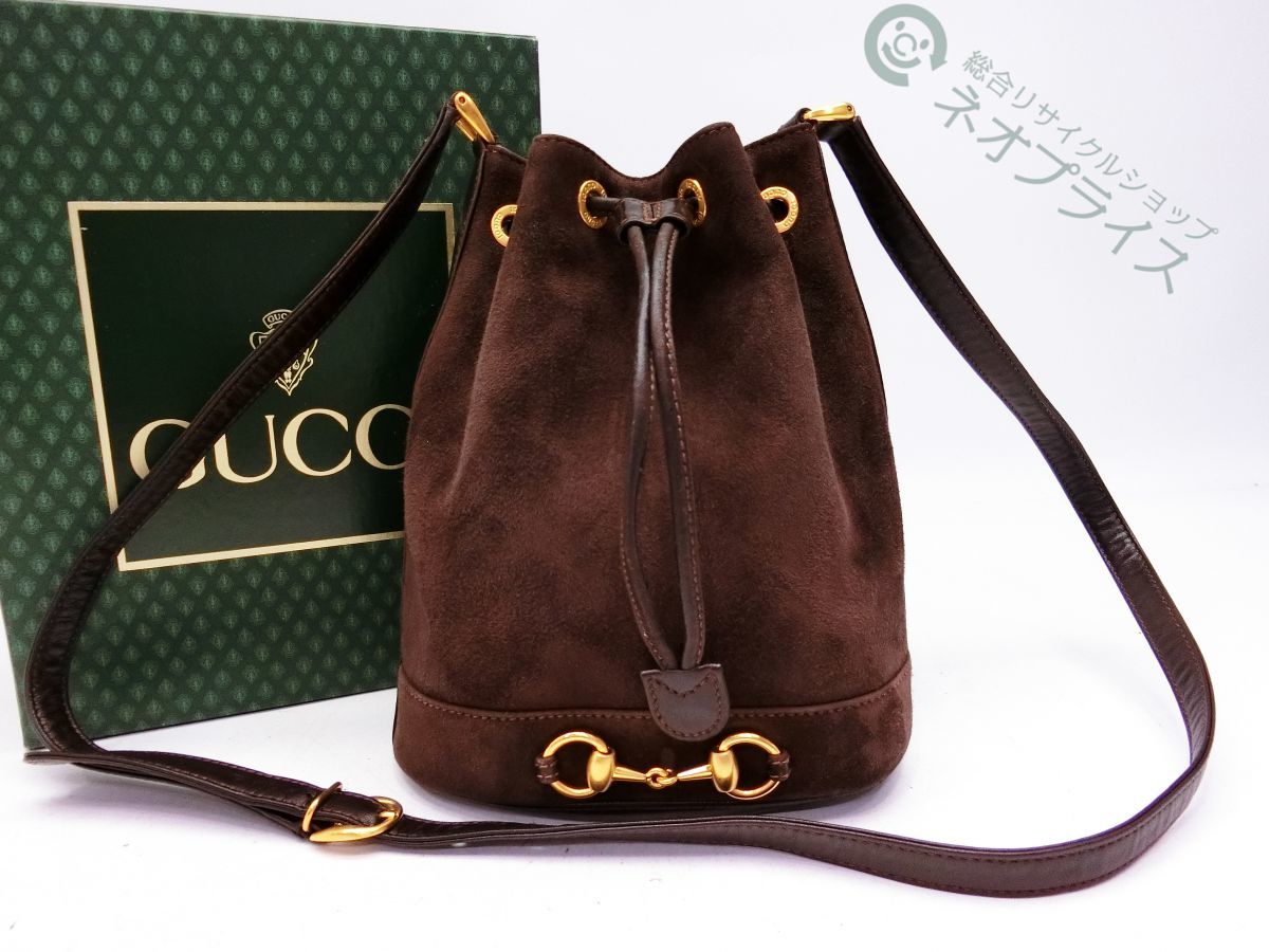 ホースビット グッチ ショルダーバッグ GUCCI ローファー ダーク 