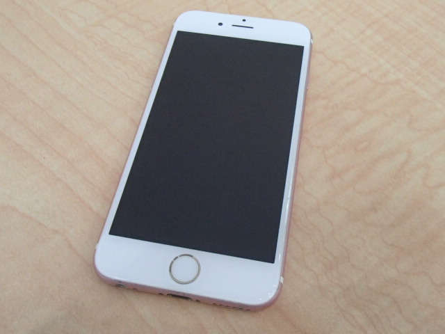 au iPhone 6s 64GB ローズゴールド MKQR2J/A 判定○ #53542 ローズ