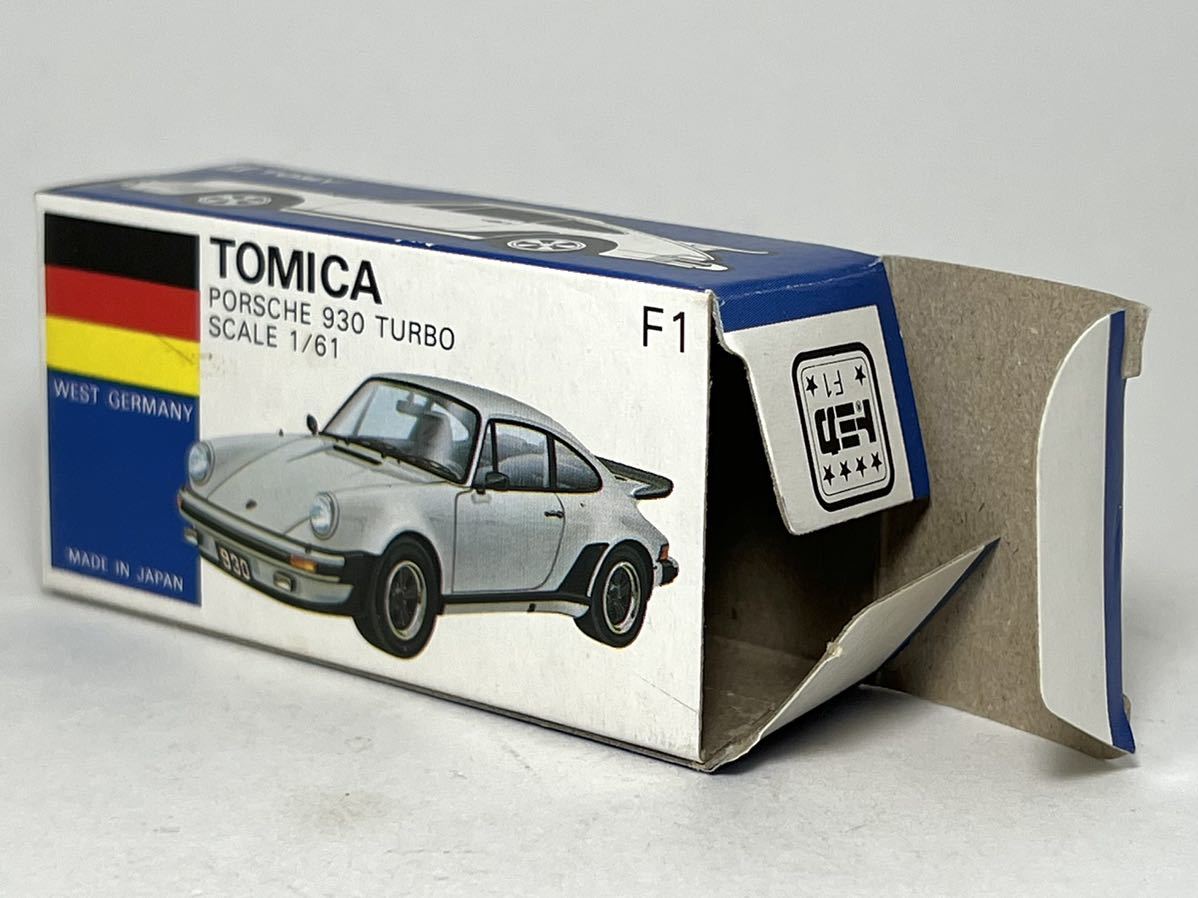 日本製トミカ】No.F1-2-6 ポルシェ 930 ターボ (白) 青箱(乗用車 