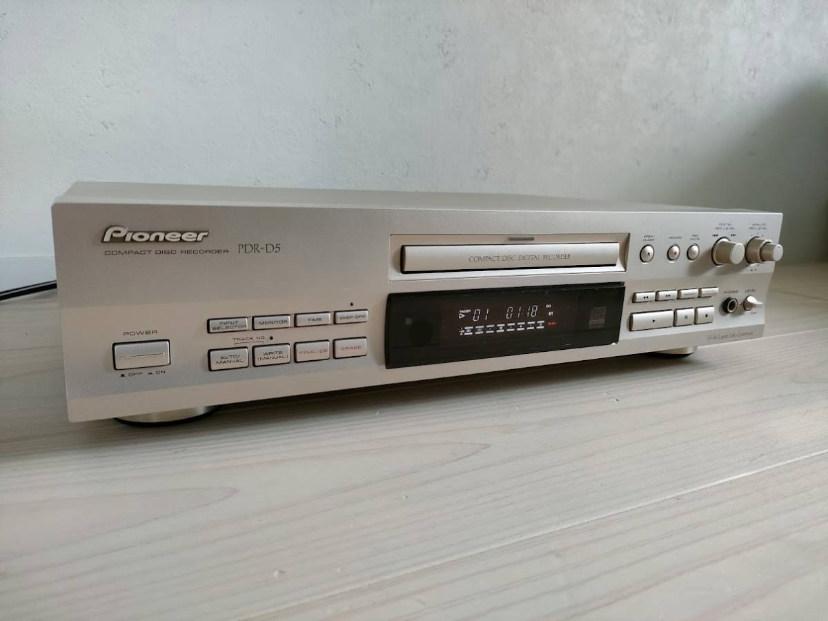 パイオニア PDR-D50 CD-R⁄RWレコーダー パイオニア 音楽用CD-R/RW専用